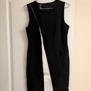 Alfani B&W Zip Dress
